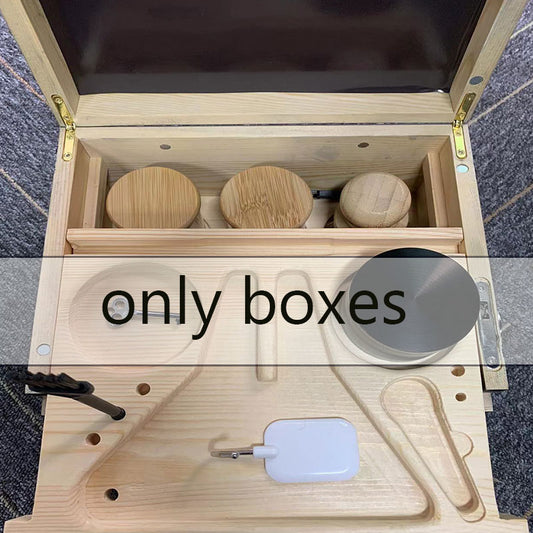 Large Bamboo Wooden Stash Box